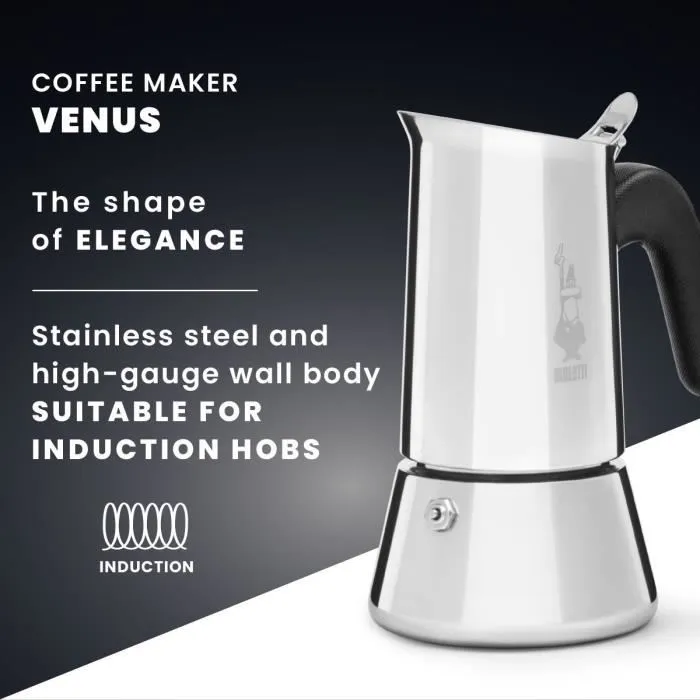 Bialetti 0007255/CNNP Cafetera italiana de Acero 2