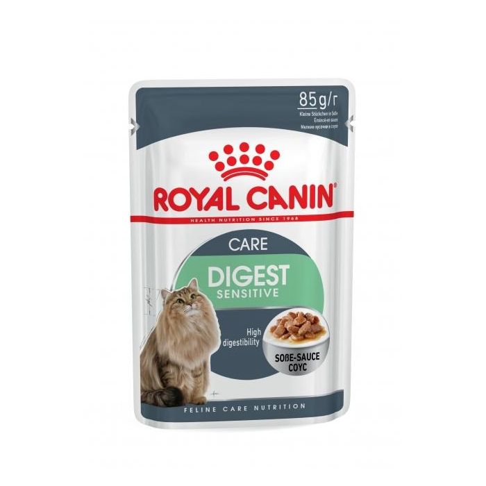 Royal Canin Digest Sensitive Gravy para Gatos - 12 Bolsitas de 85 gr Royal Canin Digest Sensitive Gravy para Gatos - 12 Bolsitas de 85 gr