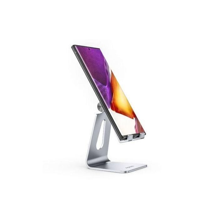 Aisens Soporte de Sobremesa Ajustable M para Tablet y Móvil, Aleación de Aluminio, Antideslizante, Orificio para Cable 2 Aisens Soporte de Sobremesa Ajustable M para Tablet y Móvil, Aleación de Aluminio, Antideslizante, Orificio para Cable 2