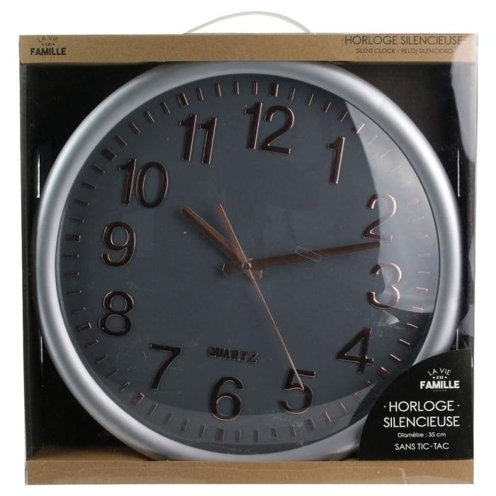 Home Deco Factory Reloj de Pared Silencioso Essentiel Diámetro 35 cm 1