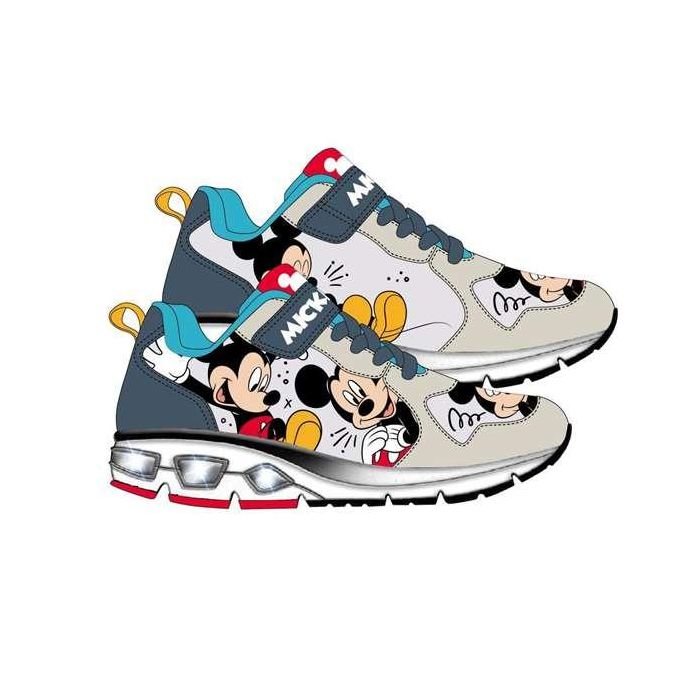 Deportiva suela tpr con luces mickey t024 0 Deportiva suela tpr con luces mickey t024 0