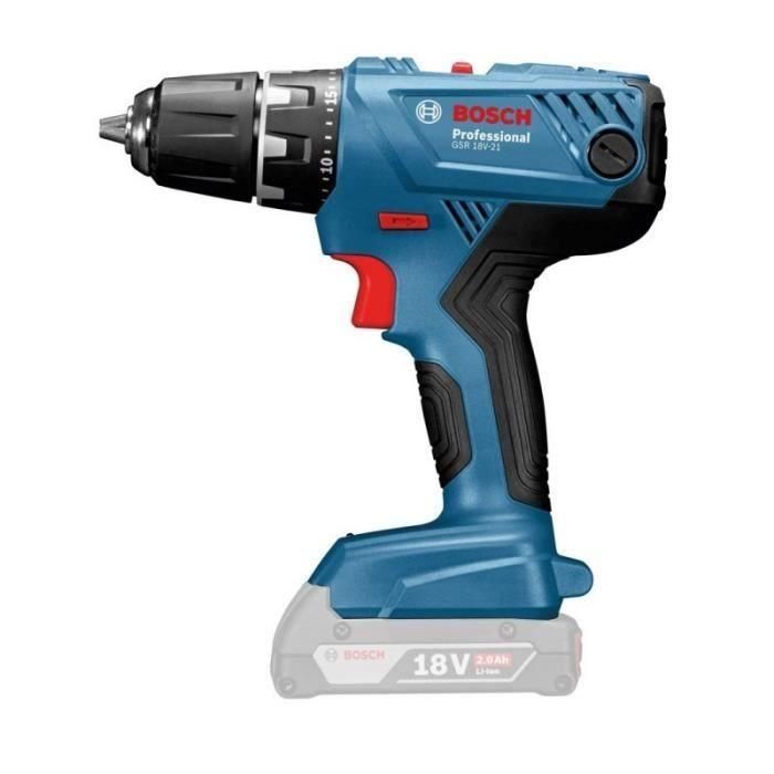 Bosch Professional GSB 18V Percusión Drill + 82 Accesorios de selección y clic 2