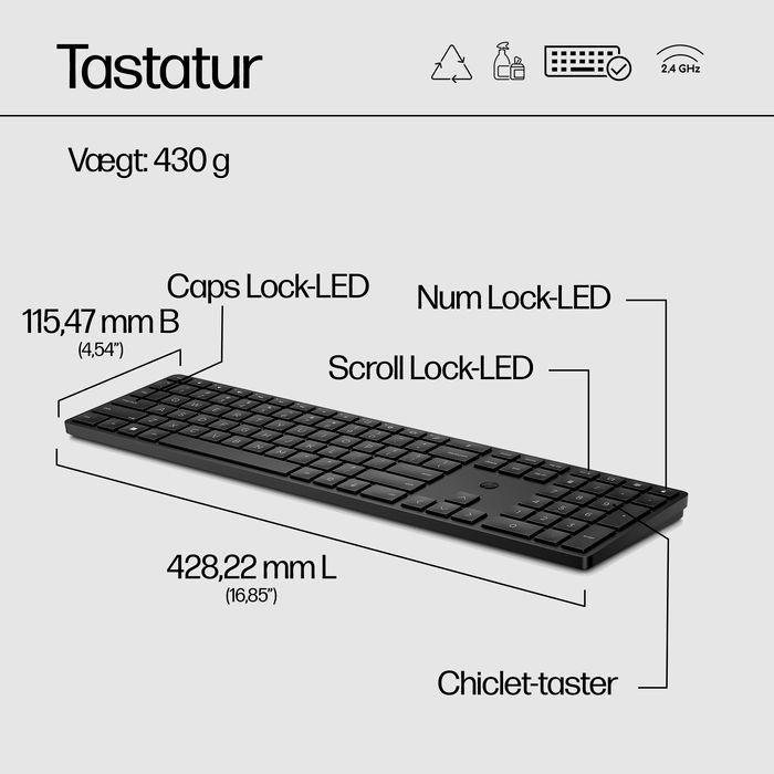 HP 450 Programmable Wireless Keyboard 24 HP 450 Programmable Wireless Keyboard 24