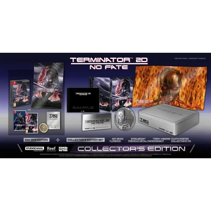 Terminator 2D Sin Destino - Coleccionista - Juego de Nintendo Switch 1 Terminator 2D Sin Destino - Coleccionista - Juego de Nintendo Switch 1