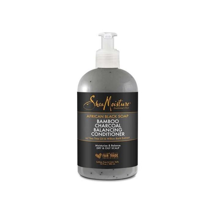 Shea Moisture African Black Soap Bamboo Charcoal Acondicionador 384 ml/13Oz