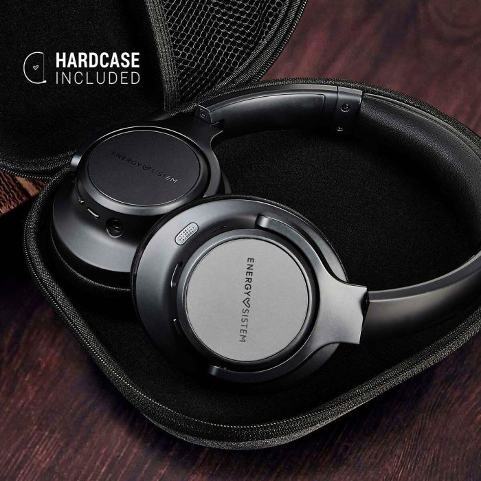 Energy Sistem Auriculares Silent ANC Inalámbricos con Cancelación de Ruido, Bluetooth 5.4, Negro 4 Energy Sistem Auriculares Silent ANC Inalámbricos con Cancelación de Ruido, Bluetooth 5.4, Negro 4