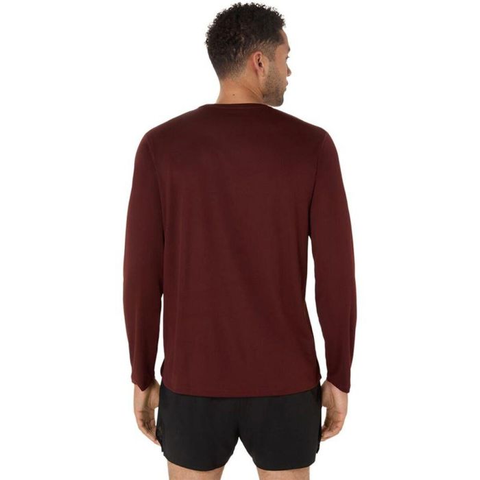 Camiseta de Manga Corta Hombre Asics Core Rojo Oscuro 40 4