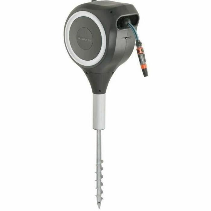 Gardena Enrollador de Manguera Automático RollUp S 15 m 11 mm Rebobinado Auto. Anti-Torsión Borde Blanco 3