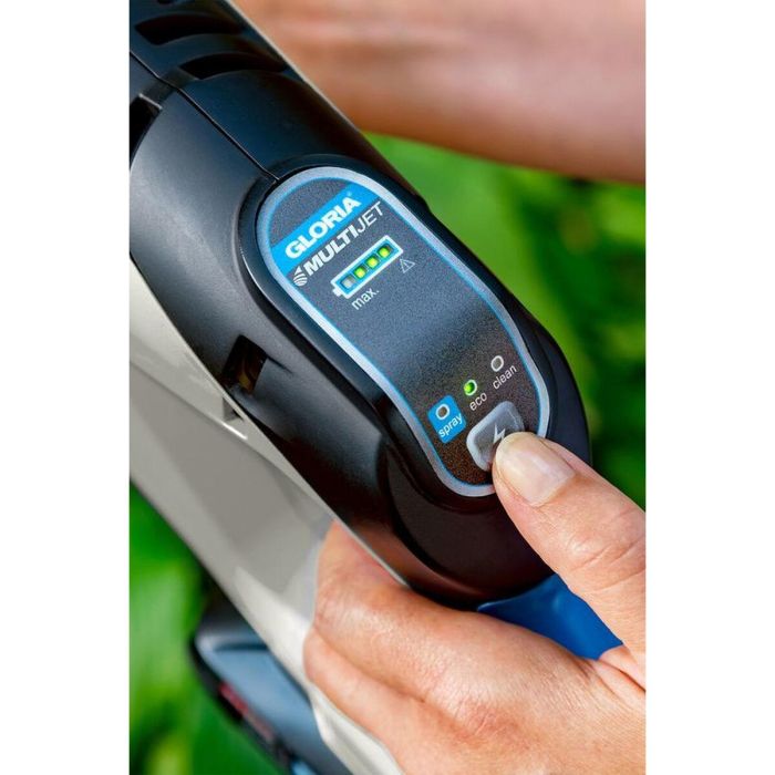Gloria MultiJet 18V Sistema móvil de limpieza a presión multifunción con batería de 2.5Ah y cargador incluidos 4