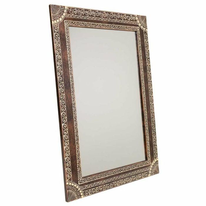 Espejo de pared Alexandra House Living 1 x 57 x 42 cm Rectangular 4