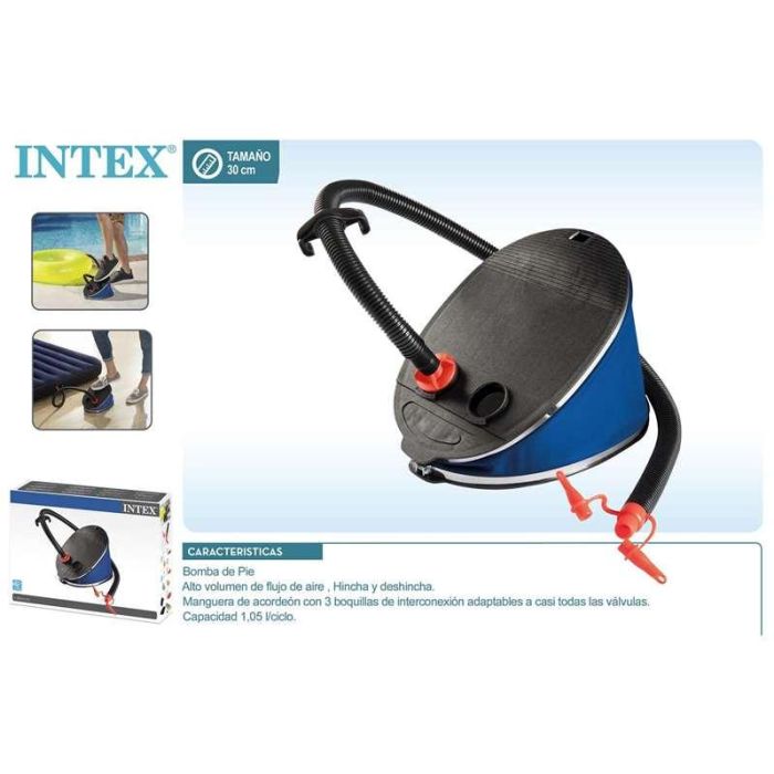 Intex Hinchador Bomba de Aire de Pie Grande 30 cm 1