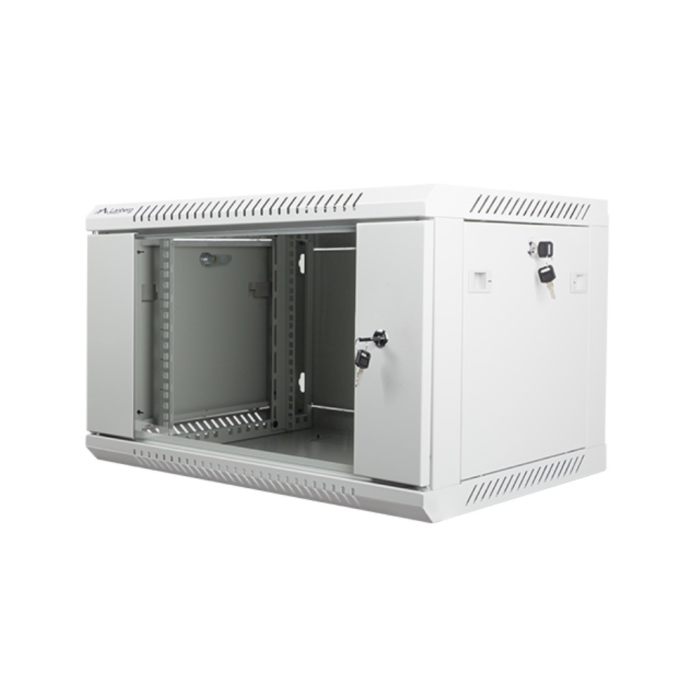 Lanberg WF01-6406-10S Armario Rack de Pared 6U Gris con 60 kg de Capacidad 1 Lanberg WF01-6406-10S Armario Rack de Pared 6U Gris con 60 kg de Capacidad 1