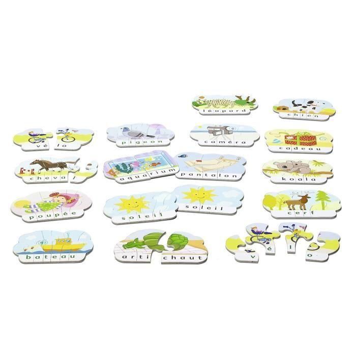 Ravensburger Rompecabezas Primeras Palabras - Hamburguesas, 40 Puzles para Iniciar la Lectura, para Niños +4 años 1