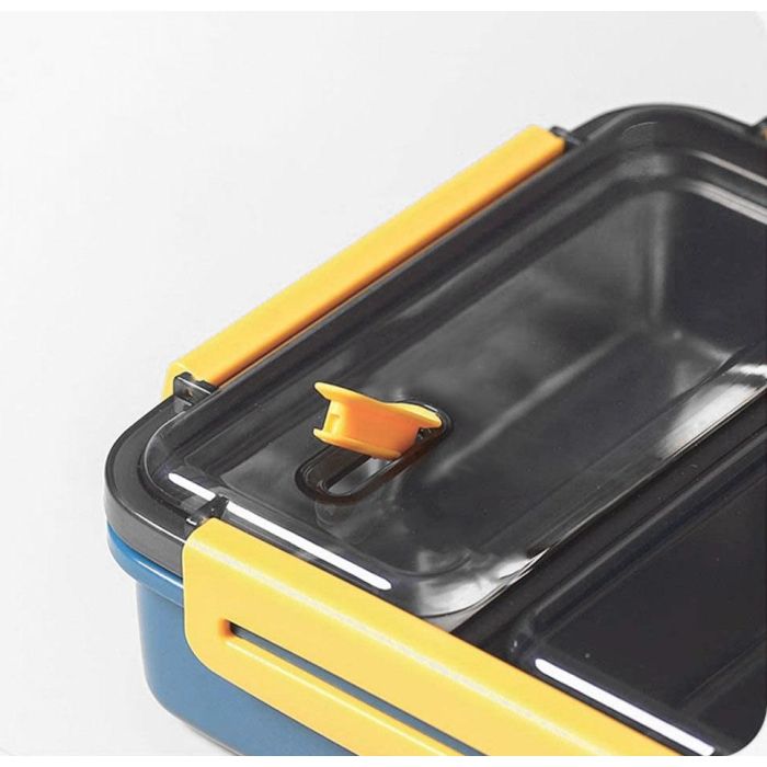 Fiambrera de plástico y acero con 2 departamentos - Thermosport (6 Unidades) 3 Fiambrera de plástico y acero con 2 departamentos - Thermosport (6 Unidades) 3