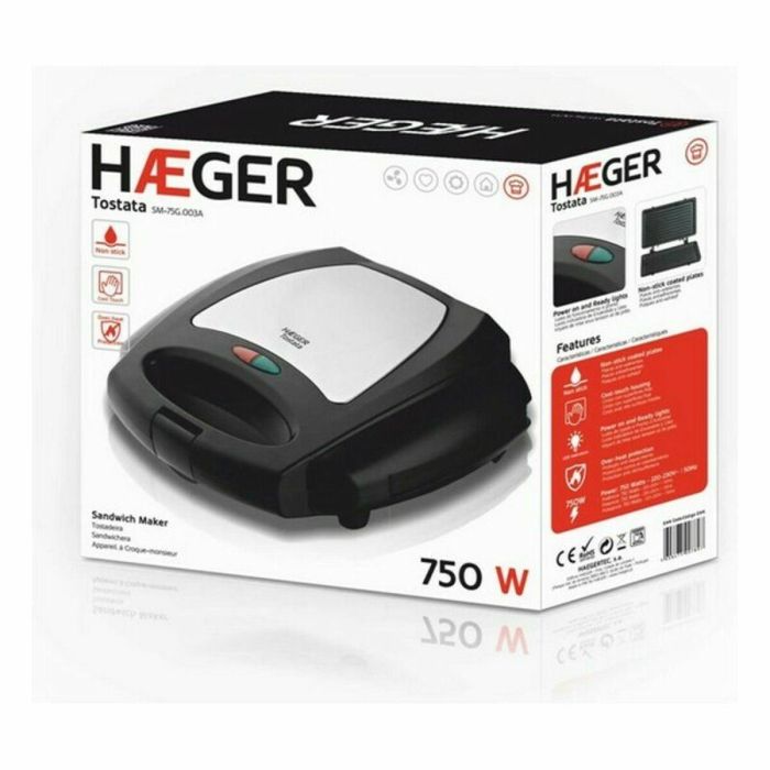 Sandwichera Haeger S4700023 750 W 1 Sandwichera Haeger S4700023 750 W 1