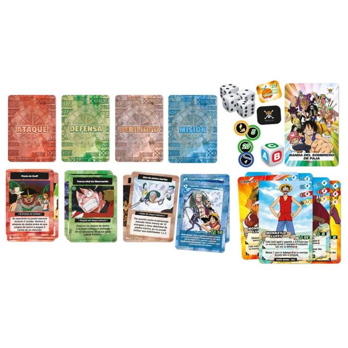 Juego de mesa Isla de Aventuras One Piece español 3