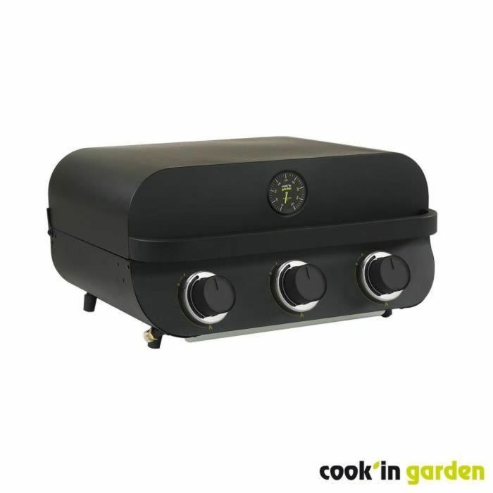 Cook'In Garden COO3326880018124 Barbacoa de Gas Flavo 60, Independiente, 3 Quemadores Acero Inoxidable, 8.4 kW, Encendido Piezoeléctrico Cook'In Garden COO3326880018124 Barbacoa de Gas Flavo 60, Independiente, 3 Quemadores Acero Inoxidable, 8.4 kW, Encendido Piezoeléctrico