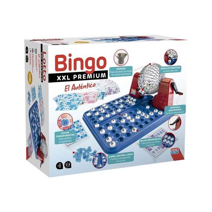 Juego De Mesa Falomir Bingo XXL Premium 3 Juego De Mesa Falomir Bingo XXL Premium 3