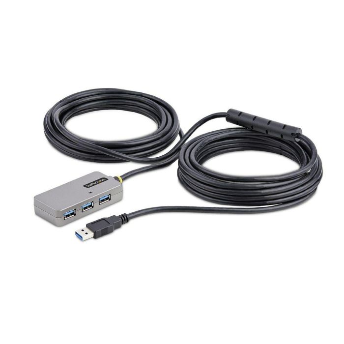 Hub USB Startech U01043-USB-EXTENDER Negro Plateado