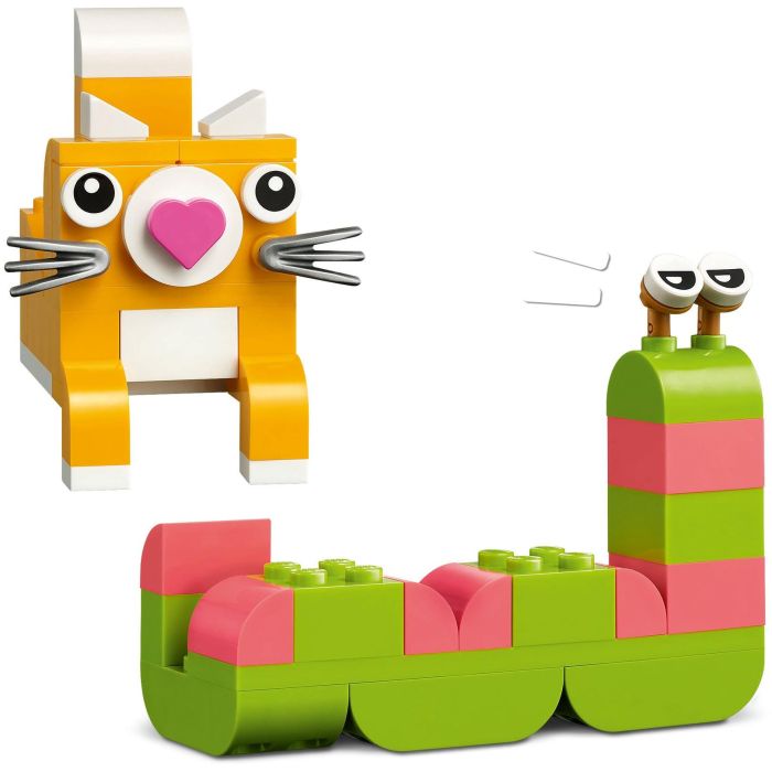 LEGO 11042 Caja Feliz Creativa Classic, Set de Construcción con 680 Ladrillos y Elementos Especiales, Guía Inspiradora y 10 Modelos Rápidos para Niños +5 Años 4 LEGO 11042 Caja Feliz Creativa Classic, Set de Construcción con 680 Ladrillos y Elementos Especiales, Guía Inspiradora y 10 Modelos Rápidos para Niños +5 Años 4