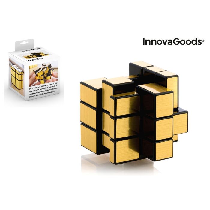 Innovagoods Cubo Mágico Rompecabezas Ubik 3D V0101037 - Juego de Habilidad para Mente 0 Innovagoods Cubo Mágico Rompecabezas Ubik 3D V0101037 - Juego de Habilidad para Mente 0