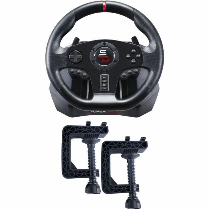Subsonic GS850-X Volante de carreras con cambio manual y 3 pedales, levas para PS4 / Xbox 15