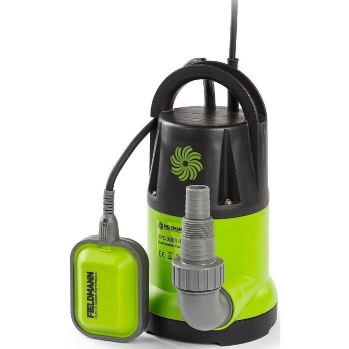 Bomba sumergible FIELDMANN FVC 2001-EC 250 vatios Caudal máximo 5000 l/h Profundidad 5 m 1