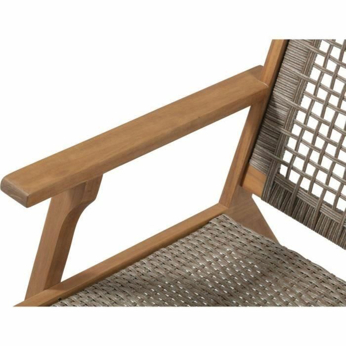 Bora Sillón de Jardín Bajo de Madera de Acacia con Certificación FSC y Resina de Mimbre - Medidas: An. 60 x Pr. 76 x Al. 73 cm 3 Bora Sillón de Jardín Bajo de Madera de Acacia con Certificación FSC y Resina de Mimbre - Medidas: An. 60 x Pr. 76 x Al. 73 cm 3
