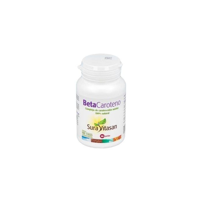 SURA VITASAN Betacaroteno Complex 90 Perlas - Carotenoides Mixtos de Palma Roja - Pro-Vitamina A Natural