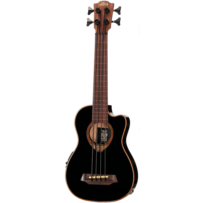 LAG Bajo Tiki Uku Fretless A/E Con Cutway 2