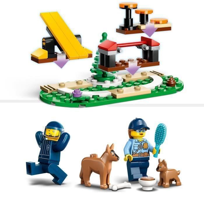 Juego de construccion entrenamiento móvil para perros policía lego city 2 Juego de construccion entrenamiento móvil para perros policía lego city 2