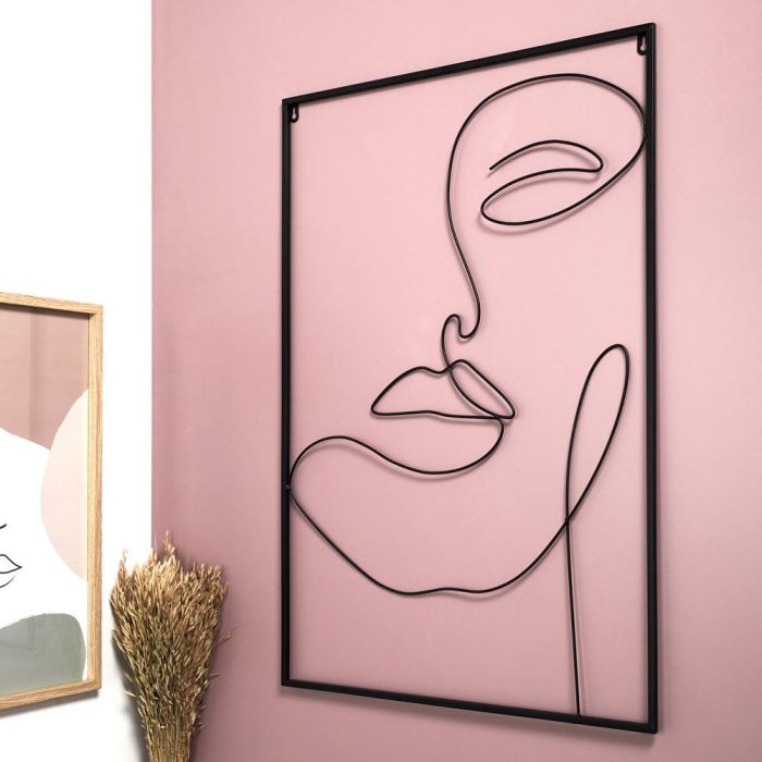 Cuadro Cara Alambre Home Deco Factory 60x90 cm 1 Cuadro Cara Alambre Home Deco Factory 60x90 cm 1