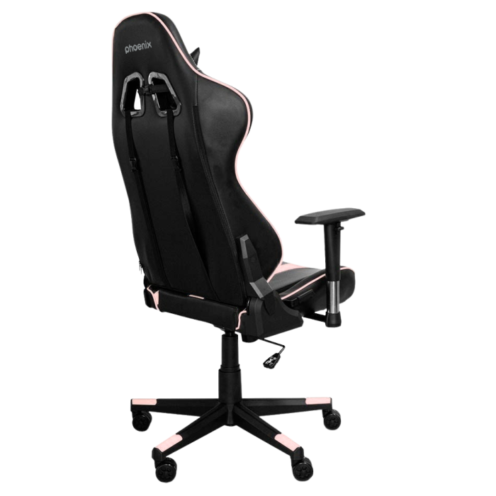 Phoenix Silla Gaming Tournament Cuero PU Rosa, Ergonómica, Reposabrazos 2D Ajustables, Reclinable 170º, Pistón Clase 3, 150kg 2 Phoenix Silla Gaming Tournament Cuero PU Rosa, Ergonómica, Reposabrazos 2D Ajustables, Reclinable 170º, Pistón Clase 3, 150kg 2