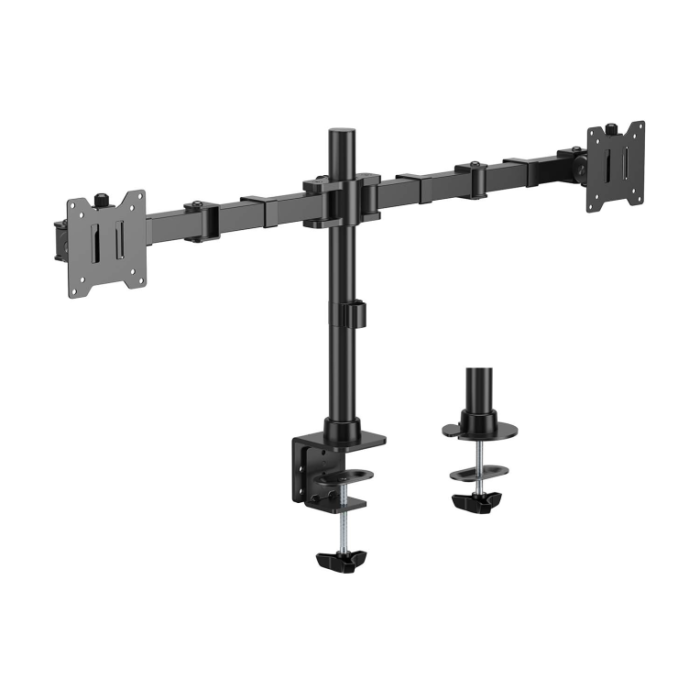 Soporte de Mesa para 2 Monitores Aisens DT35TSR-359/ Giratorio/ Inclinable/ hasta 20kg Soporte de Mesa para 2 Monitores Aisens DT35TSR-359/ Giratorio/ Inclinable/ hasta 20kg