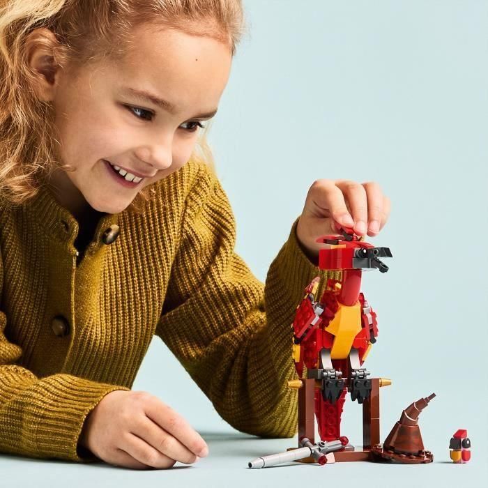 LEGO 76448 Harry Potter Fawkes: El Fénix de Dumbledore - Juguete Construible para Niños de 8 Años en Adelante 4