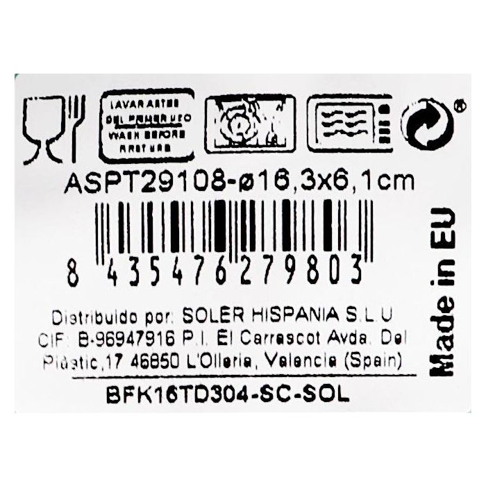 Inde Bol 16 cm "Aspe" Montecarlo Turquesa Mate Colección Ivory (24 Unidades) Inde Bol 16 cm "Aspe" Montecarlo Turquesa Mate Colección Ivory (24 Unidades)