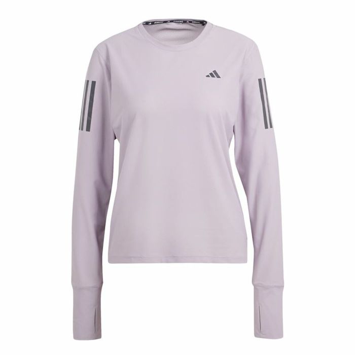 Camiseta de Manga Larga de Mujer Adidas Own the Run Morado 0 Camiseta de Manga Larga de Mujer Adidas Own the Run Morado 0