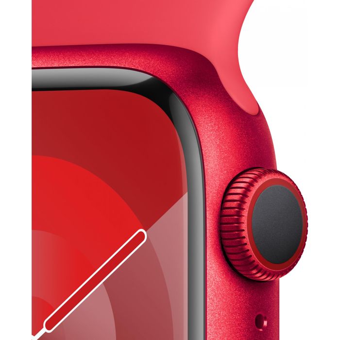 Apple Watch Series 9 GPS + Cellular - 41 mm - Caja de aluminio (PRODUCT)RED - Brazalete deportivo (PRODUCT)RED - S/M 2 Apple Watch Series 9 GPS + Cellular - 41 mm - Caja de aluminio (PRODUCT)RED - Brazalete deportivo (PRODUCT)RED - S/M 2