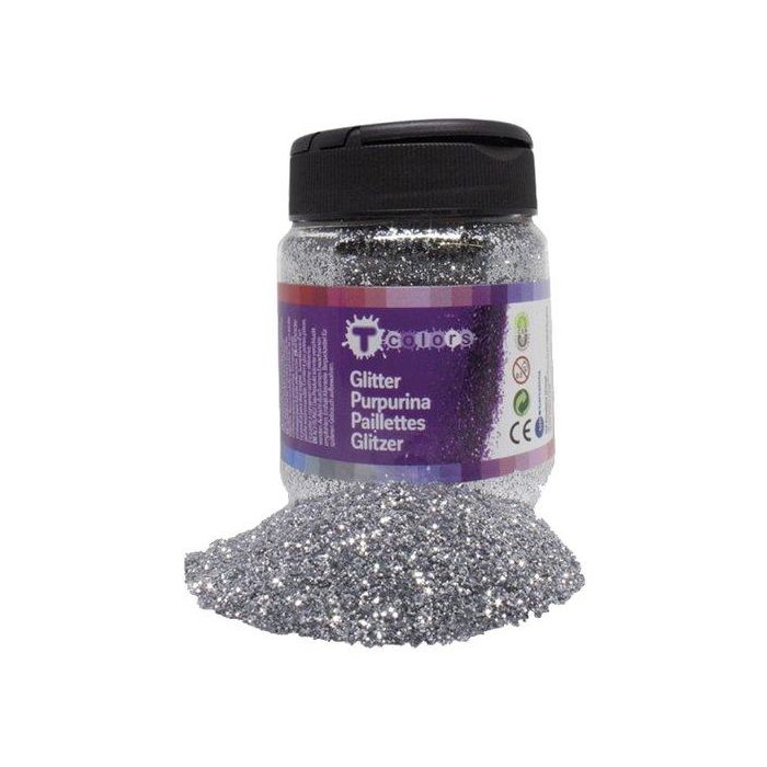 Purpurina Tcolors Bote 130 Ml Plata
