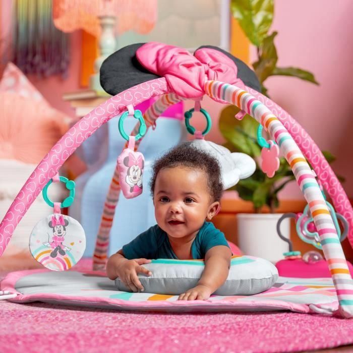Alfombra de juego Disney Baby MINNIE MOUSE - BRIGHT STARTS - Forever Besties - Con música y luces - Rosa - Recién nacidos y más 1 Alfombra de juego Disney Baby MINNIE MOUSE - BRIGHT STARTS - Forever Besties - Con música y luces - Rosa - Recién nacidos y más 1