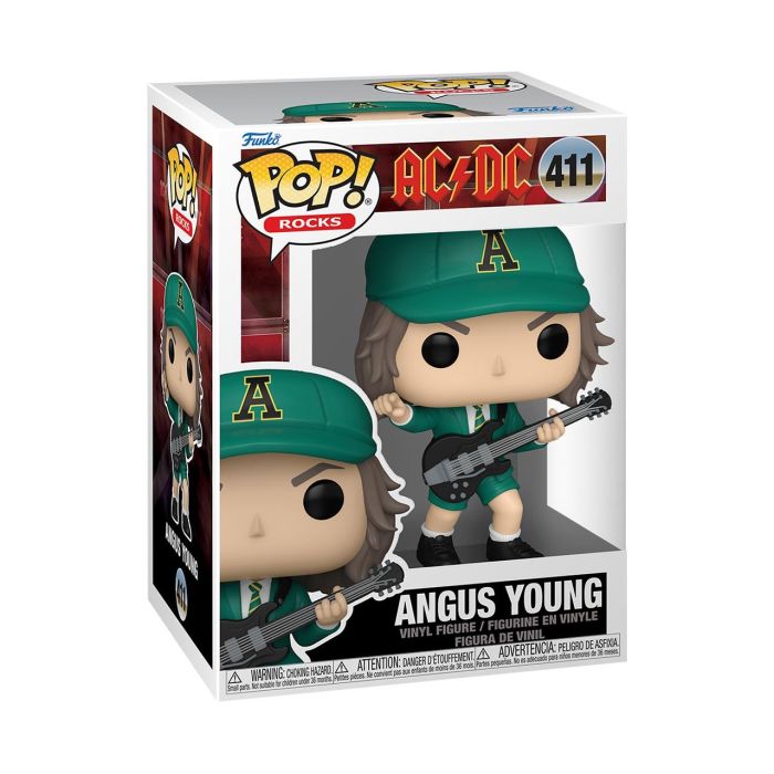 Funko Pop! Angus Young Ac/Dc (Vestimenta Verde) 79804 1