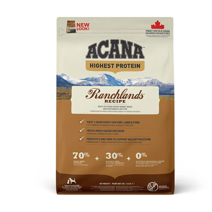 Acana Canine Adult Regionals Ranchlands Prairie 2 kg