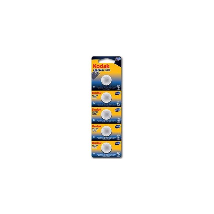 Kodak Pila de Botón Litio Ultra CR2025 - Alta Capacidad Energética Kodak Pila de Botón Litio Ultra CR2025 - Alta Capacidad Energética