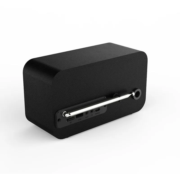 CGV BeBop FM Radio FM Portátil CVG3322101307206 con Bluetooth, Batería Integrada, Color Negro