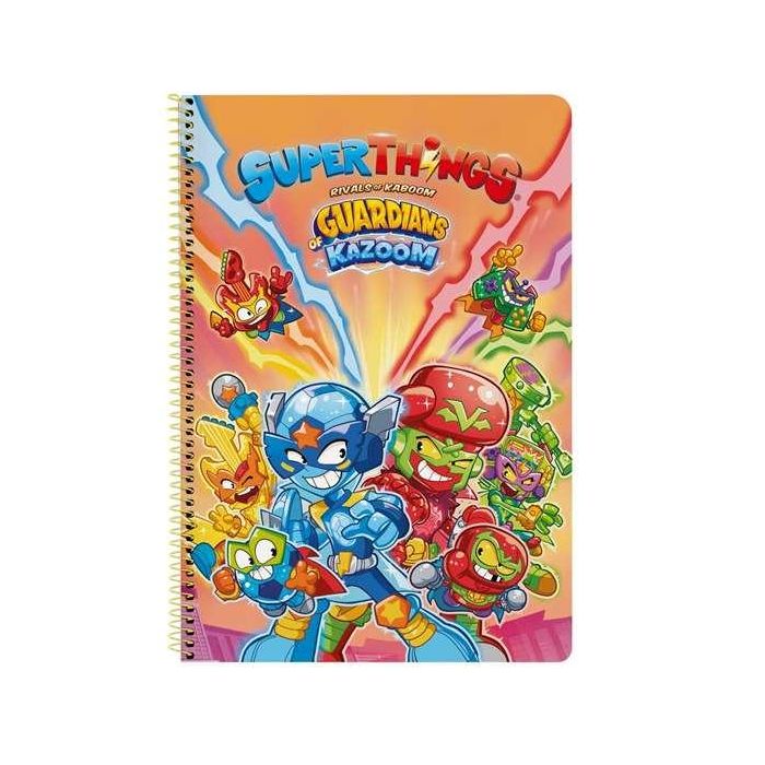 Libreta folio 80 h. tapas duras superthings guardians of kazoom 21,5x31x1cm Libreta folio 80 h. tapas duras superthings guardians of kazoom 21,5x31x1cm