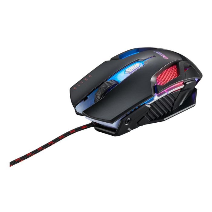 Acer Ratón Gaming Nitro Nmw200 Negro, Óptico 7200 DPI, 6 Botones, Retroiluminación LED 7 Colores, Cableado USB 4 Acer Ratón Gaming Nitro Nmw200 Negro, Óptico 7200 DPI, 6 Botones, Retroiluminación LED 7 Colores, Cableado USB 4