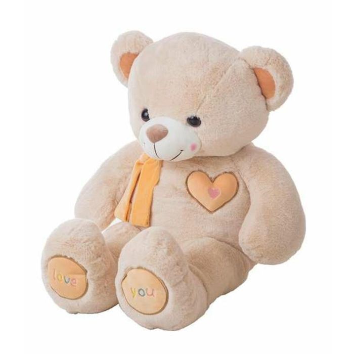 Peluche oso valentin beig 55 cm