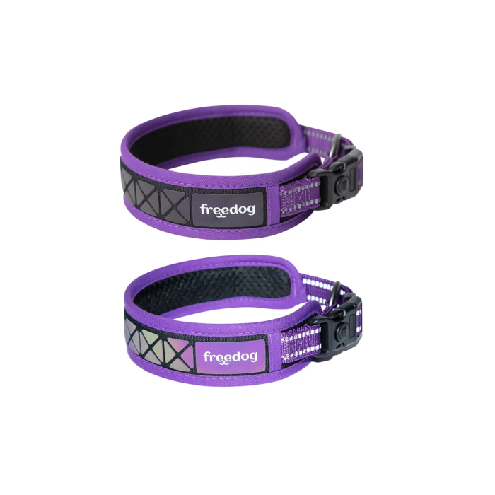 Freedog Collar Boreal Lila 25 mm 53-63 cm