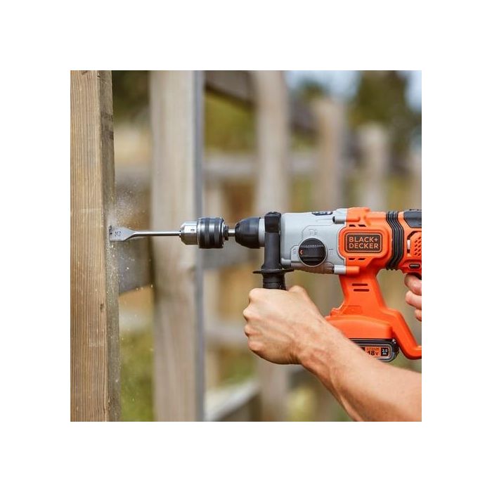 Black&Decker Akku-Kombihammer SDS-pl.18V.2x2.5Ah BCD900E2K 3