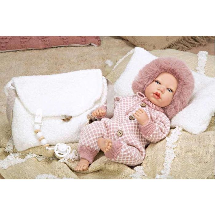 Muñeca reborn manuela con bolso y cojin 40 cm cuerpo blando 19 Muñeca reborn manuela con bolso y cojin 40 cm cuerpo blando 19